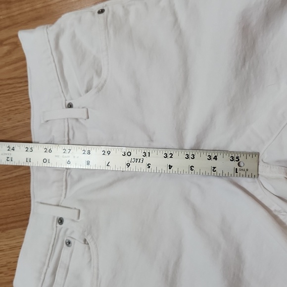 J. Crew High-rise denim cut off short in white size 25 cotton blend - Picture 12 of 12